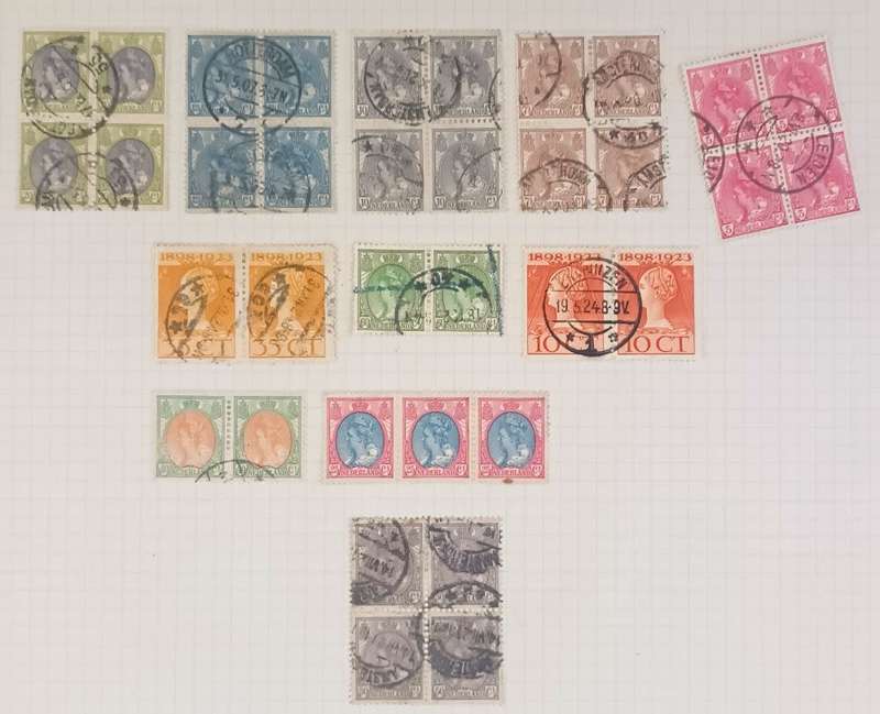 NETHERLANDS  OLD COLLECTION ON PAGES