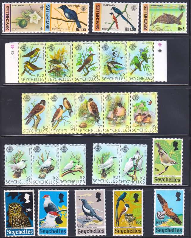 SEYCHELLES UM BIRD & WILDLIFE COLLECTION - TERRIFIC LOT!