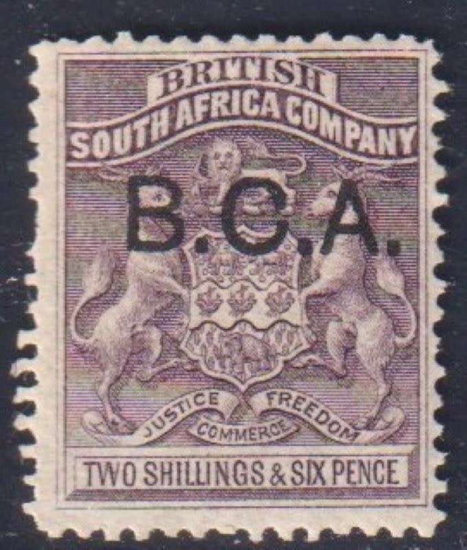 BCA OVERPRINT - NYASALAND 2/6 HINGED MINT - SG 9