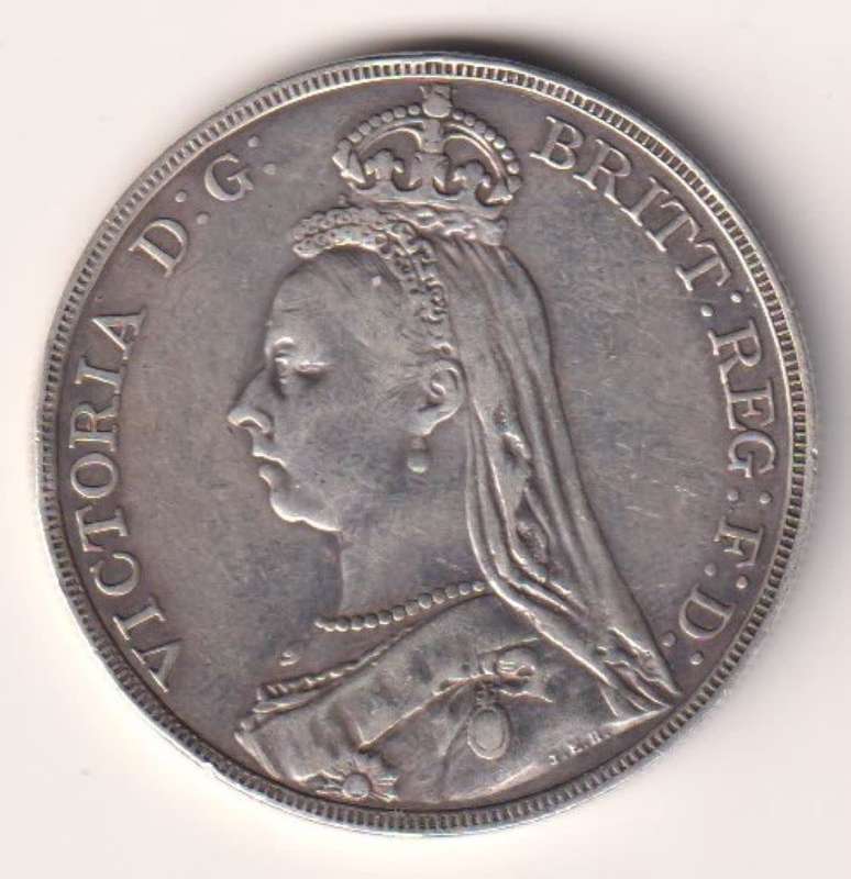 GREAT BRITAIN 1889 VICTORIAN CROWN