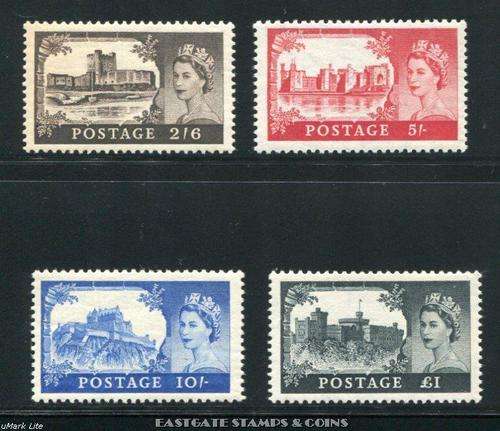 GB 1955 WATERLOW HIGH VALUES SET UNMOUNTED MINT - CV R2700!!