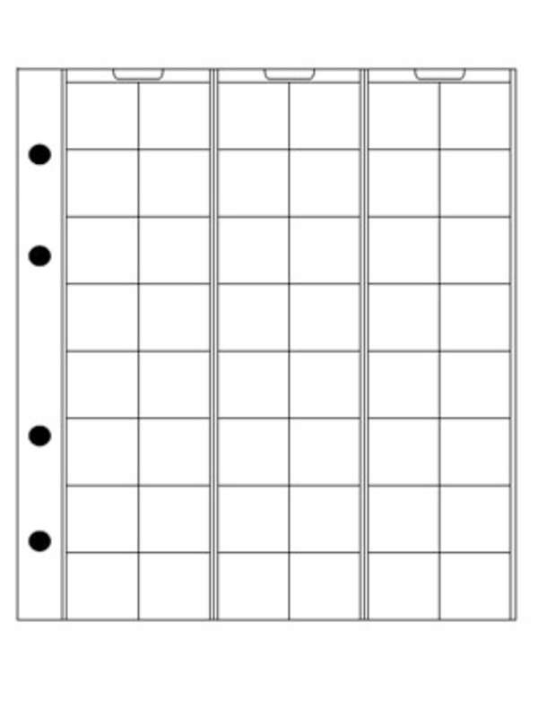 COIN PAGES - CLEAR - 48 DIVISION