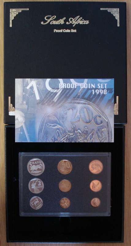 SOUTH AFRICA  1998 PROOF SET