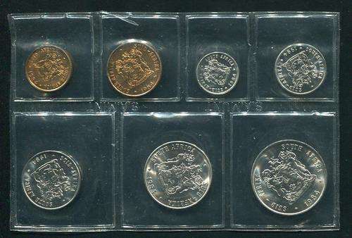SOUTH AFRICA UNCIRCULATED COIN SET 1984