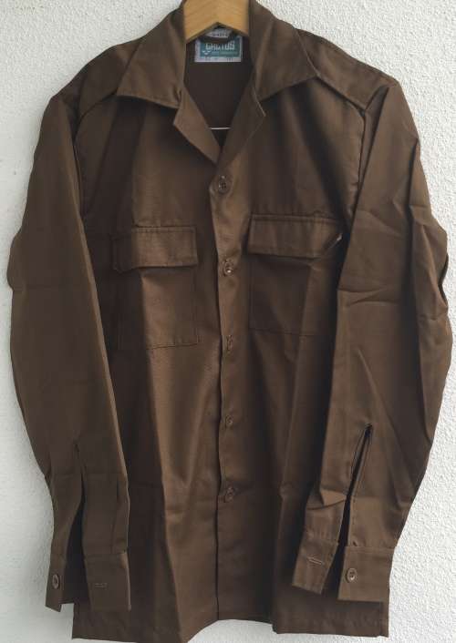 SOUTH AFRICA (SADF) NUTRIA COMBAT LONG SLEEVE SHIRT NEW (LARGE) - PAYPAL PREFERRED
