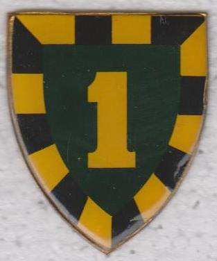 SADF 1 SA INFANTRY BN (1st ISSUE) SHOULDER FLASH