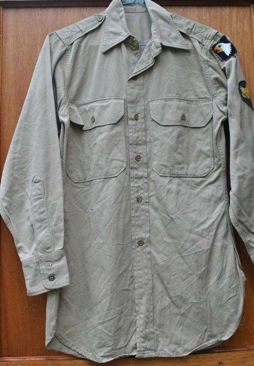 US 101 AIRBORN BATTALION SHIRT - SIZE SMALL
