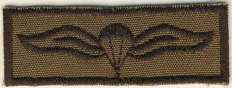 SADF BASIC PARACHUTIST CLOTH WINGS FULL SIZE