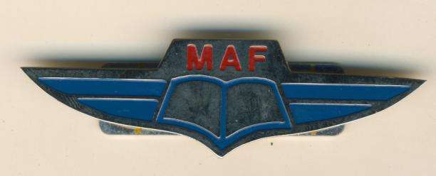 SA MISSION AVIATION FELLOWSHIP WINGS METAL FULL SIZE