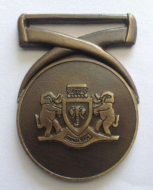VENDA LONG SERVICE MEDAL BRONZE - FULL SIZE NUMBERED