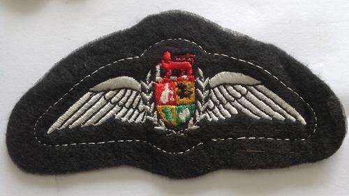 SADF AIR FORCE PILOT CLOTH WING FULL SIZE SEW-ON