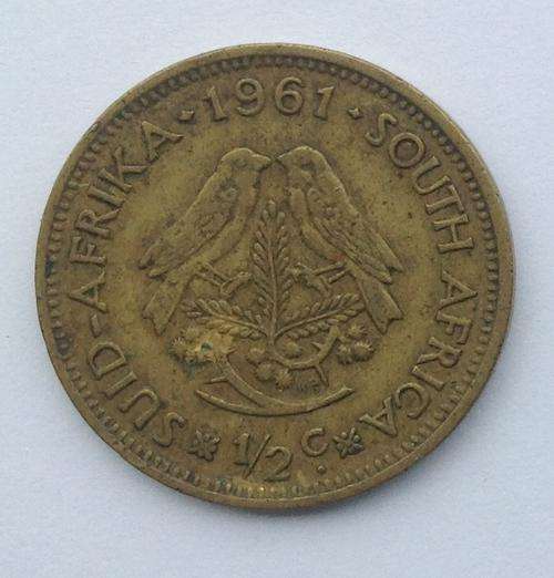HALF CENT 1/2c - 1961