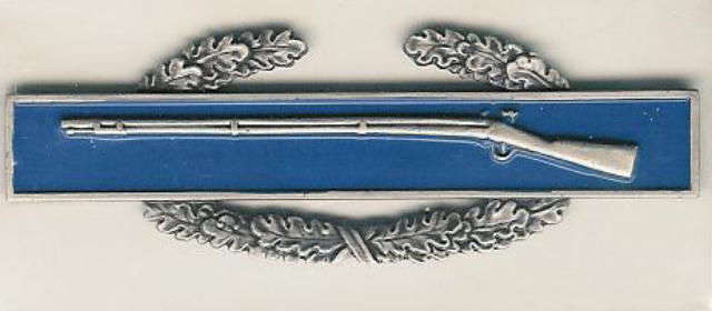 US ARMY COMBAT INFANTRYMAN 1st AWARD BADGE - MESS DRESS