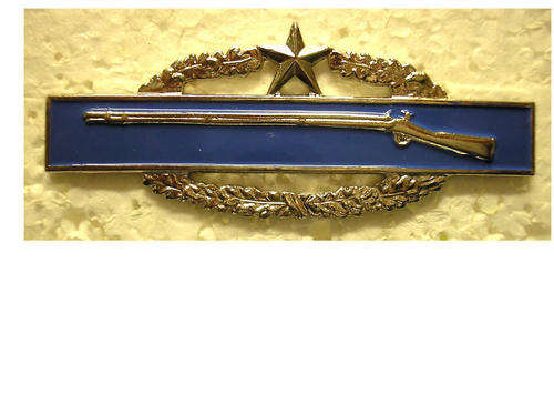 US ARMY COMBAT INFANTRYMAN 2nd AWARD BADGE - MESS DRESS