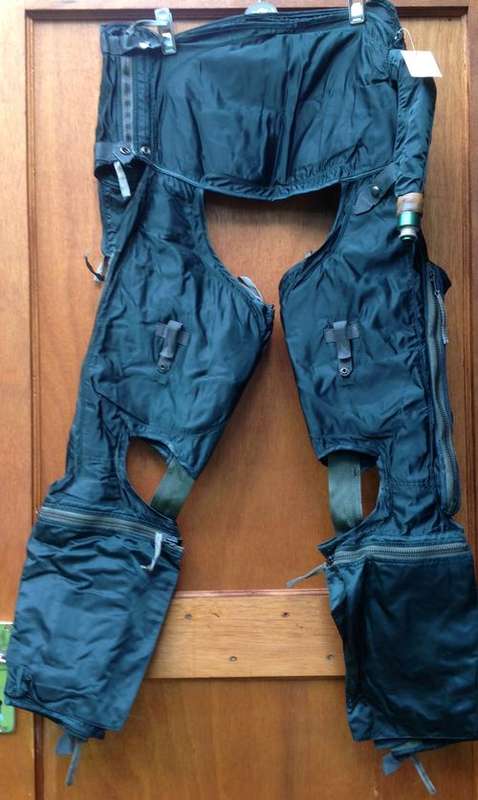 SADF AIR FORCE FRENCH EFA ANTI-G SUIT TYPE 817 M1 CUTAWAY (MINT)