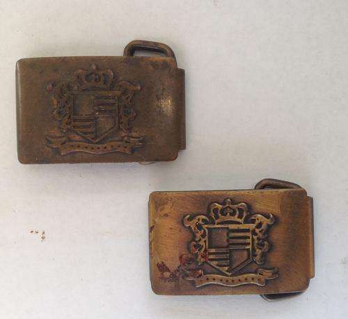 US NAVY OLD BELT BUCKLES DRESS UNIFORM (QTY 2)