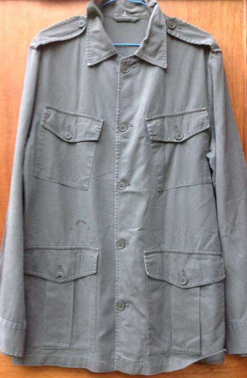 UNKNOWN GREEN 4-POCKET LONG SLEEVE SHIRT
