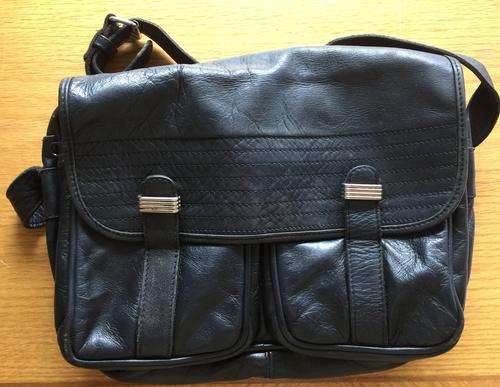 SA AIRWAY FLIGHT ATTENDANT LEATHER HANDBAG 1970"S