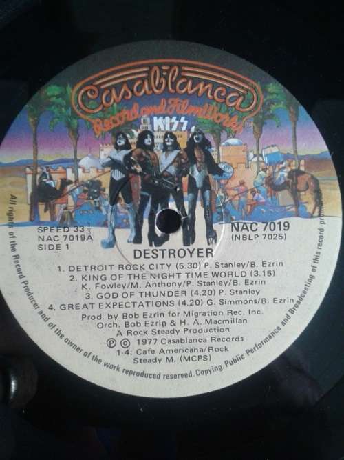 Kiss - Destroyer LP VG + Import Limited Edition