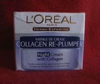 L'Oreal Wrinkle de-crease Collagen Re-Plumper Night Cream