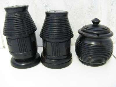 Hand crafted hardwood Salt & Pepper set