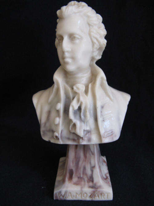 Beautiful Marble Mozart bust