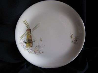 Vintage Alfred Meakin Dinner Plate: 'Little Dutch Mill'