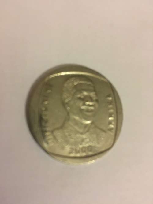 55x 2000 smiley R5 coin,the rarest of them all!!