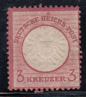Third Reich,1872 SG 25 ,3K red MH.