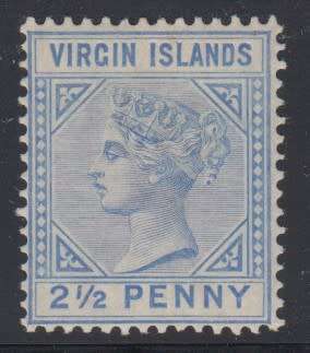 British Virgin Islands 1883-84, SG 31 MH. CV 5 Pounds