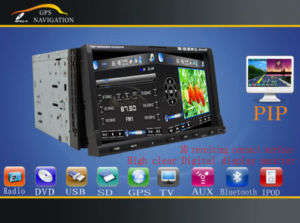 7" HD CAR DVD STEREO IN DASH GPS NAVIGATION BLUETOOTH 2 DIN