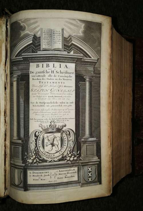 1702 Dutch Bible