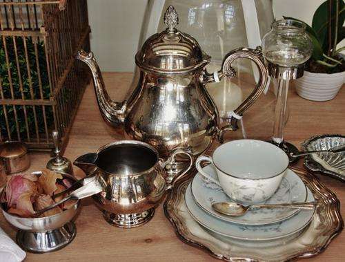 ~ Gorgeous Tea Set Victorian Kettle ~
