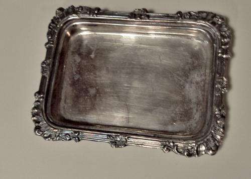 Silver Plated Ornate Soap dish