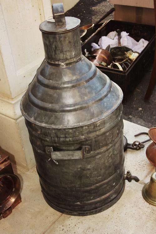 - Large Vintage Milk Can with Tap -