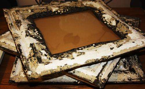 *** "Antique" Distressed Metal Frames ***