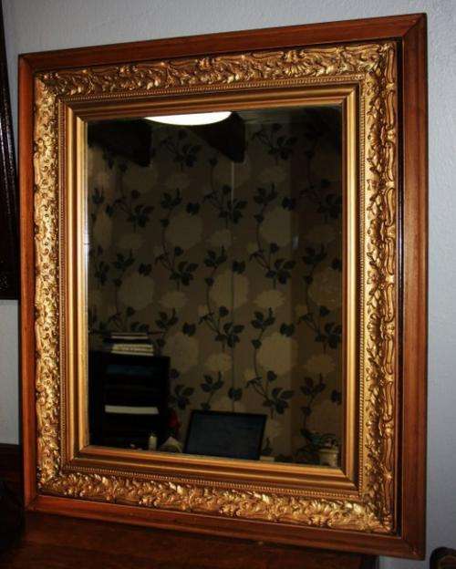 Vintage Mirror (Gold Framed)