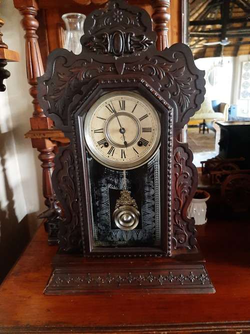 Gingerbread Mantel Clock