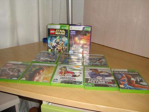 Xbox 360 4gb +Kinect= and games