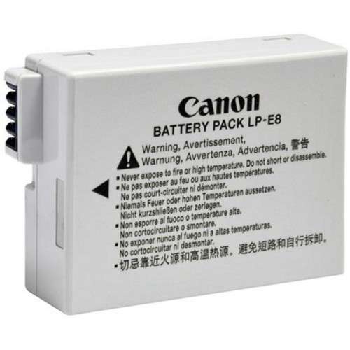 Canon Camera Battery LP-E8 for EOS 550D, 600D, 650D, 700D, Rebel T2i T3i T4i T5i DSLR