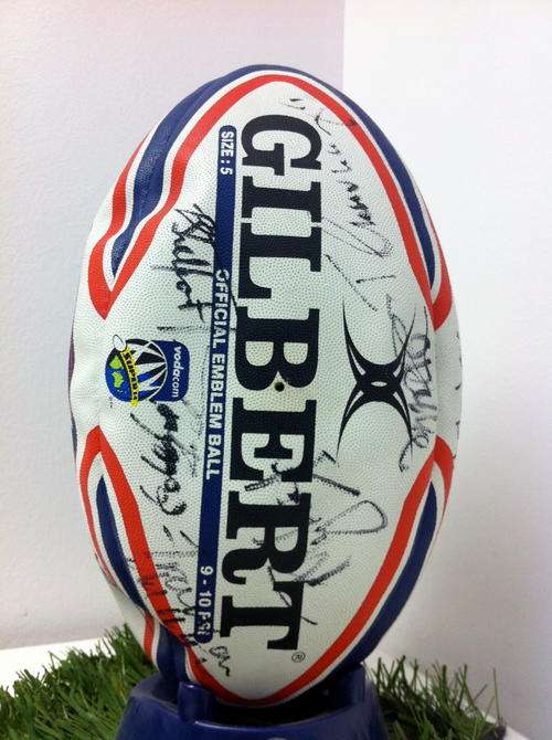 Stormers 2009 Squad signed rugby ball