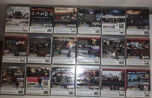 Bundle of 18 Playstation 3 Games