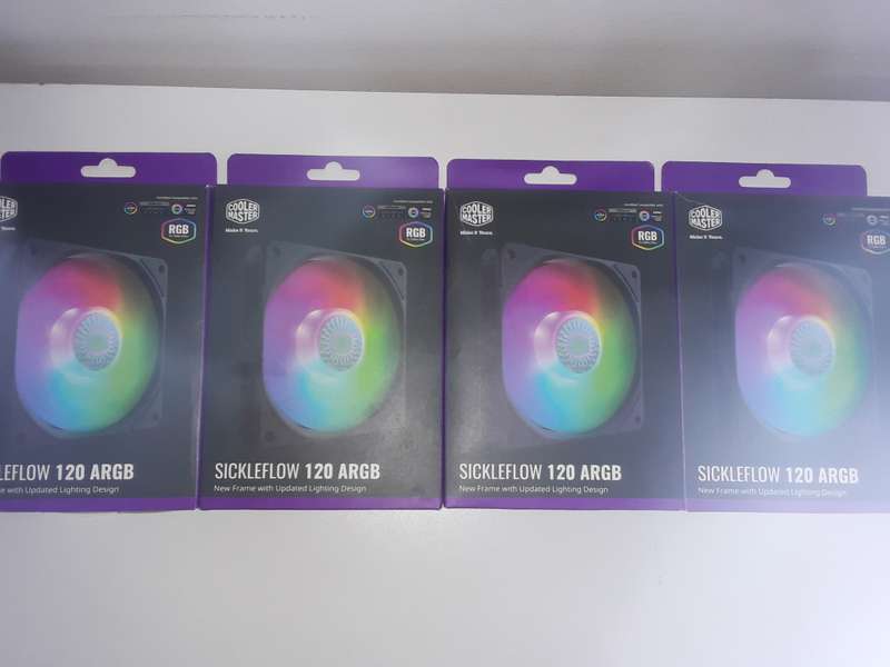 4 Cooler Master SickleFlow 120mm Argb Case Fans