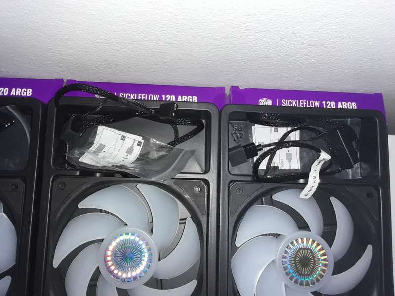4 Cooler Master SickleFlow 120mm Argb Case Fans