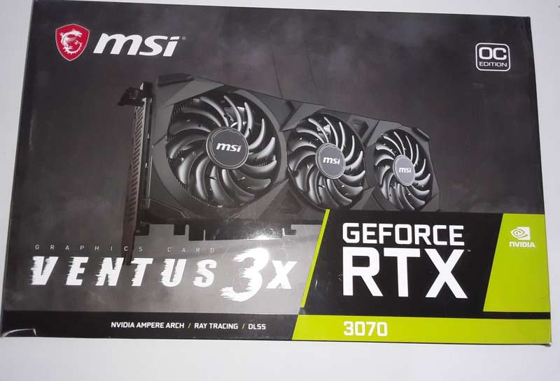 RTX 3070 MSI VENTUS GEFORCE 8GB GDDR6