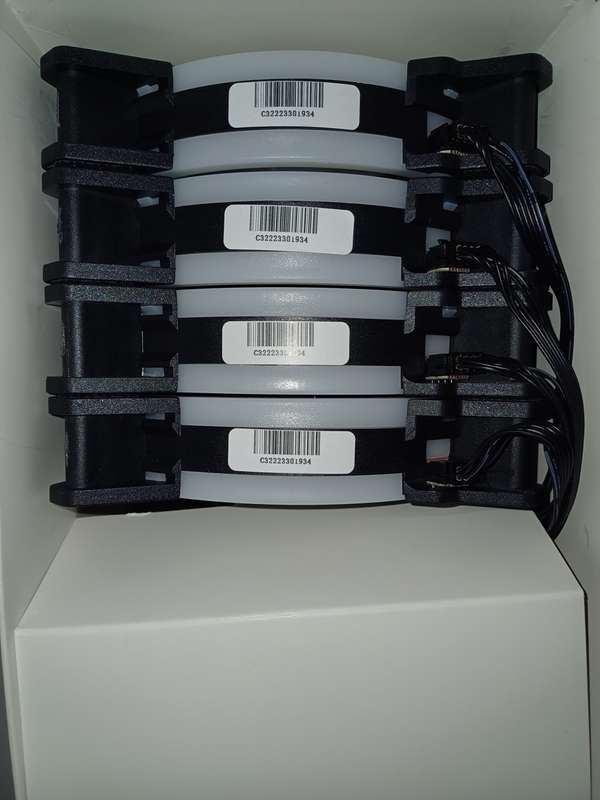 4 x 120mm Gamdias AEOLUS M2 RGB Fans