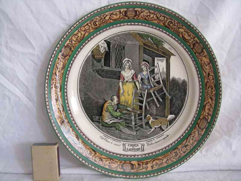 CRIES OF LONDON PLATE. PAINTED BY F.WHEATLEY, R.A. ENGRAVED BY VENRAMINI. REVERSE: ADAMS ENGLAND.