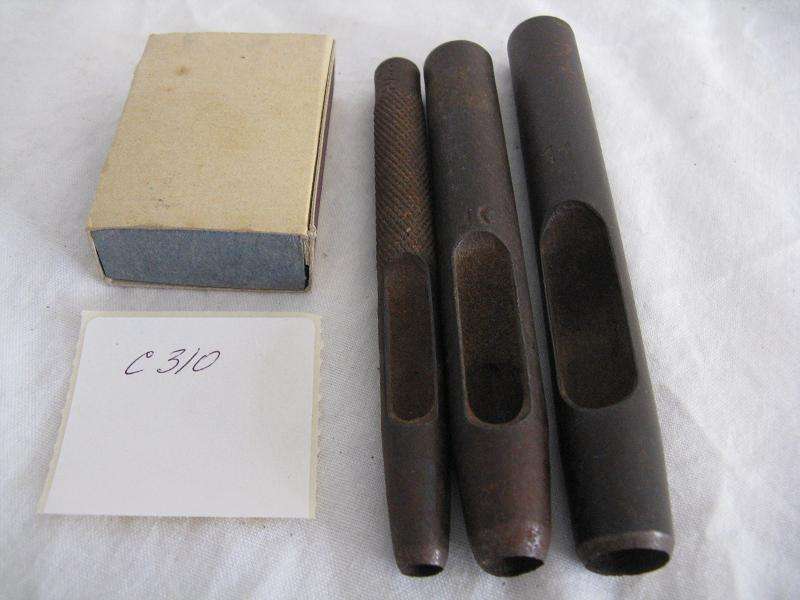 LEATHER HOLE PUNCH COMBO. 3 UNITS.
