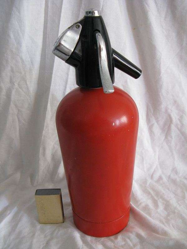 VINTAGE SPARKLETS ENGLAND SODA SYPHON. UNTESTED. SOLD "AS IS". H 29cm.