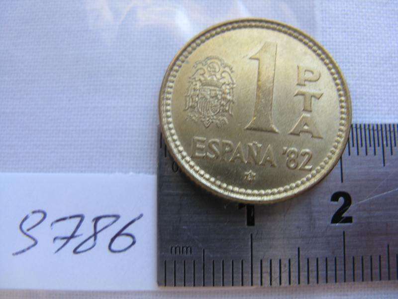 SPAIN 1 PESETAS 1982.